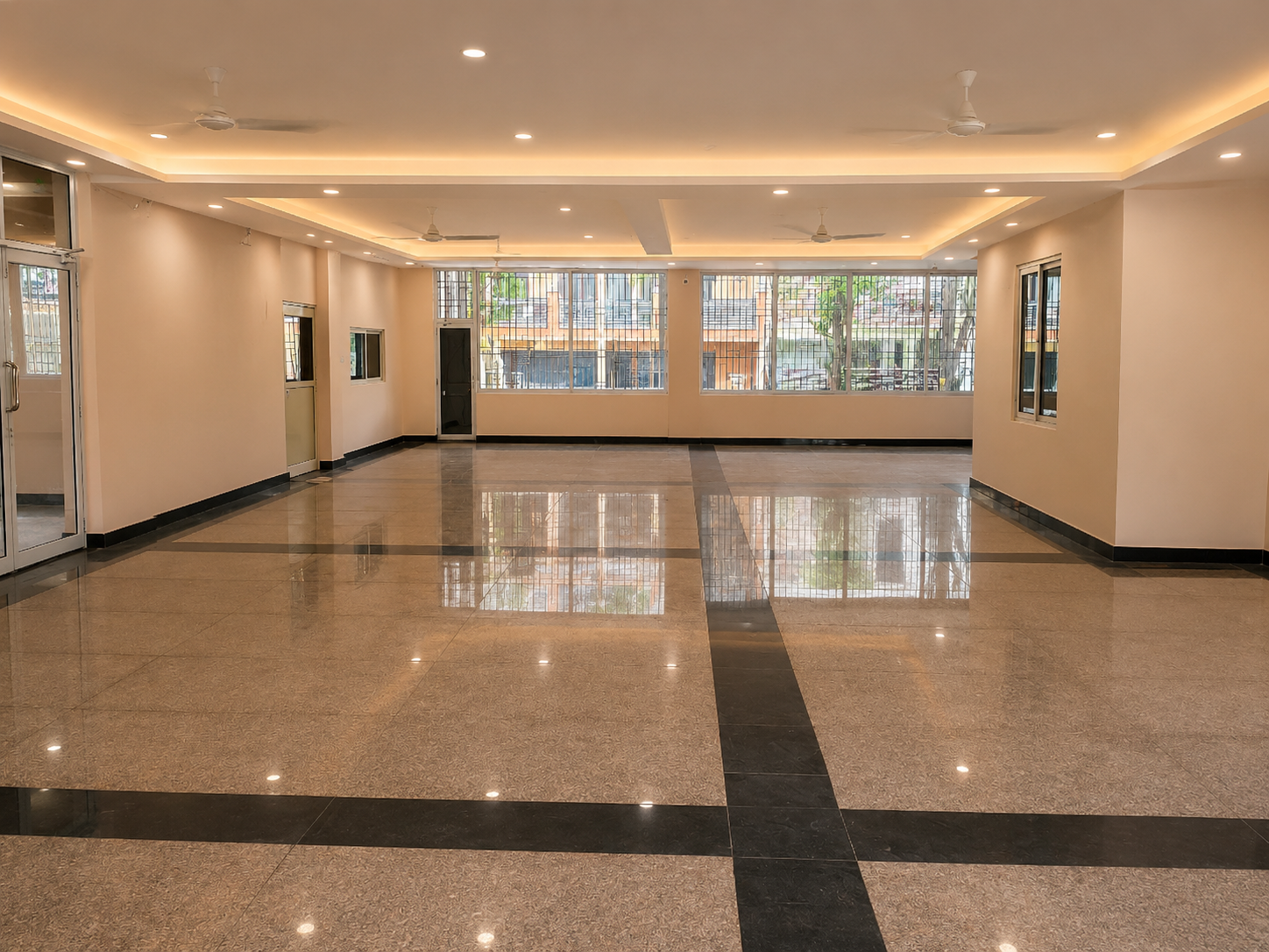 The Divine KRC party hall — spacious event venue for up to 150 guests